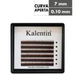 Kalentin Extensión de Cejas Curl I Dark Brown 7mm